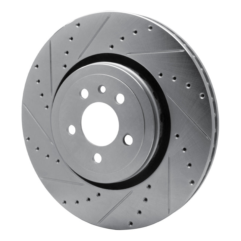 DFC D&S Silver Brake Rotor (FRONT LEFT): Dodge Charger (14-23)