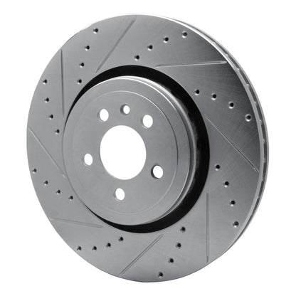 DFC D&S Silver Brake Rotor (FRONT LEFT): Dodge Charger (14-23)