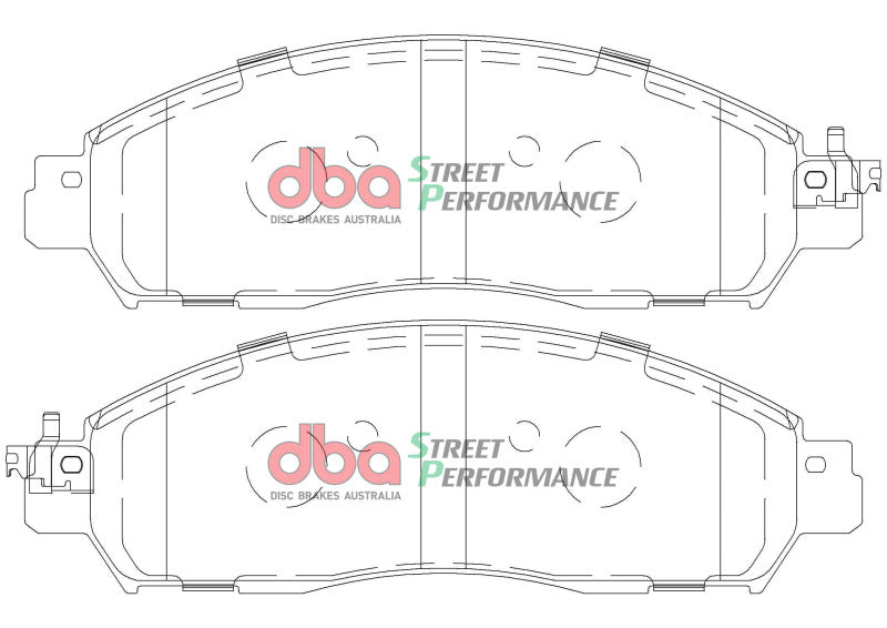 DBA Street Performance Front Brake Pads | Nissan NP300 2015-2023 (DB2374SP)