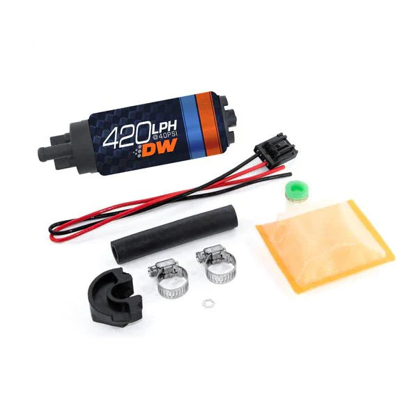 Deatschwerks DW420 Series 420lph In-Tank Fuel Pump w/ Install Kit For Forester 97-07 Impreza