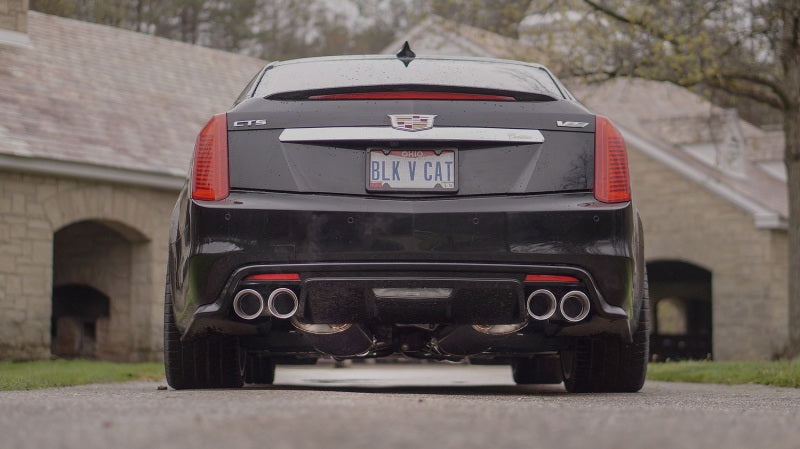 Stainless Works Axleback System Dual-Mode Turbo Mufflers 4in Tips | Cadillac CTS-V Sedan (16-18) (CTSV16MKS-FC)