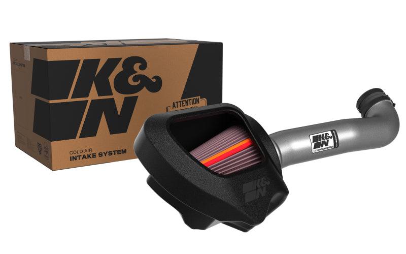 K&N 70-1566 Aluminum Cold Air Intake For Jeep Wrangler 12-18