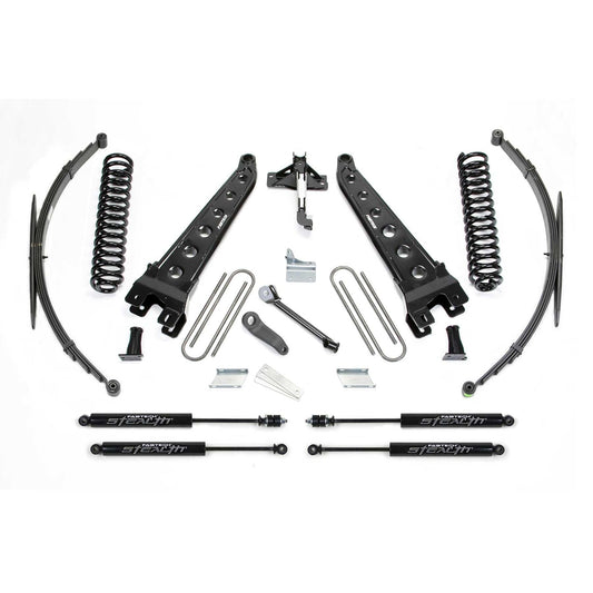 Fabtech 8" Radius Arm System w/ Coils & Rear Leaf Springs & Stealth | Ford F250/350 4WD (08-16) (K2128M)