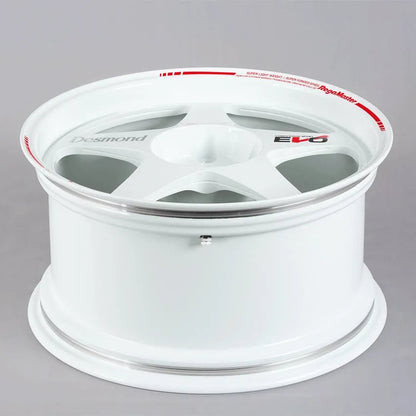 Desmond Regamaster EVO II 18x9.5 +22, 18x10.5 +20 5x120 Gloss White (SET) - WheelFlip