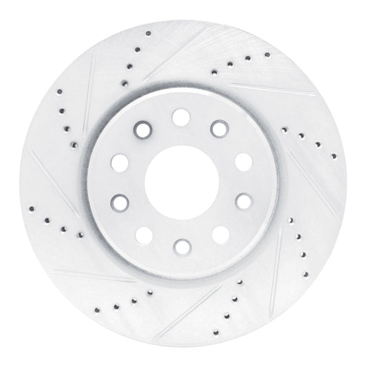 DFC D&S Silver Brake Rotor (FRONT LEFT): Jeep Grand Cherokee (22-25)
