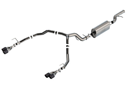 Borla Carbon Fiber T-304 SS Touring Cat-Back Exhaust | Chevrolet Tahoe (21-22) 6.2L V8 2/4WD (140858CF)
