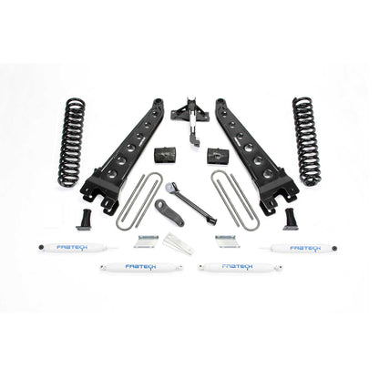 Fabtech 4in Radius Arm System w/ Coils & Performance Shocks | Ford F250/F350 4WD Diesel (17-21) (K2215)