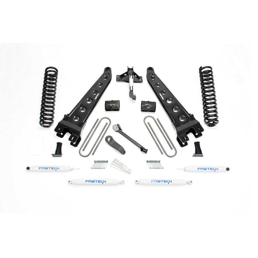 Fabtech 4in Radius Arm System w/ Coils & Performance Shocks | Ford F250/F350 4WD Diesel (17-21) (K2215)
