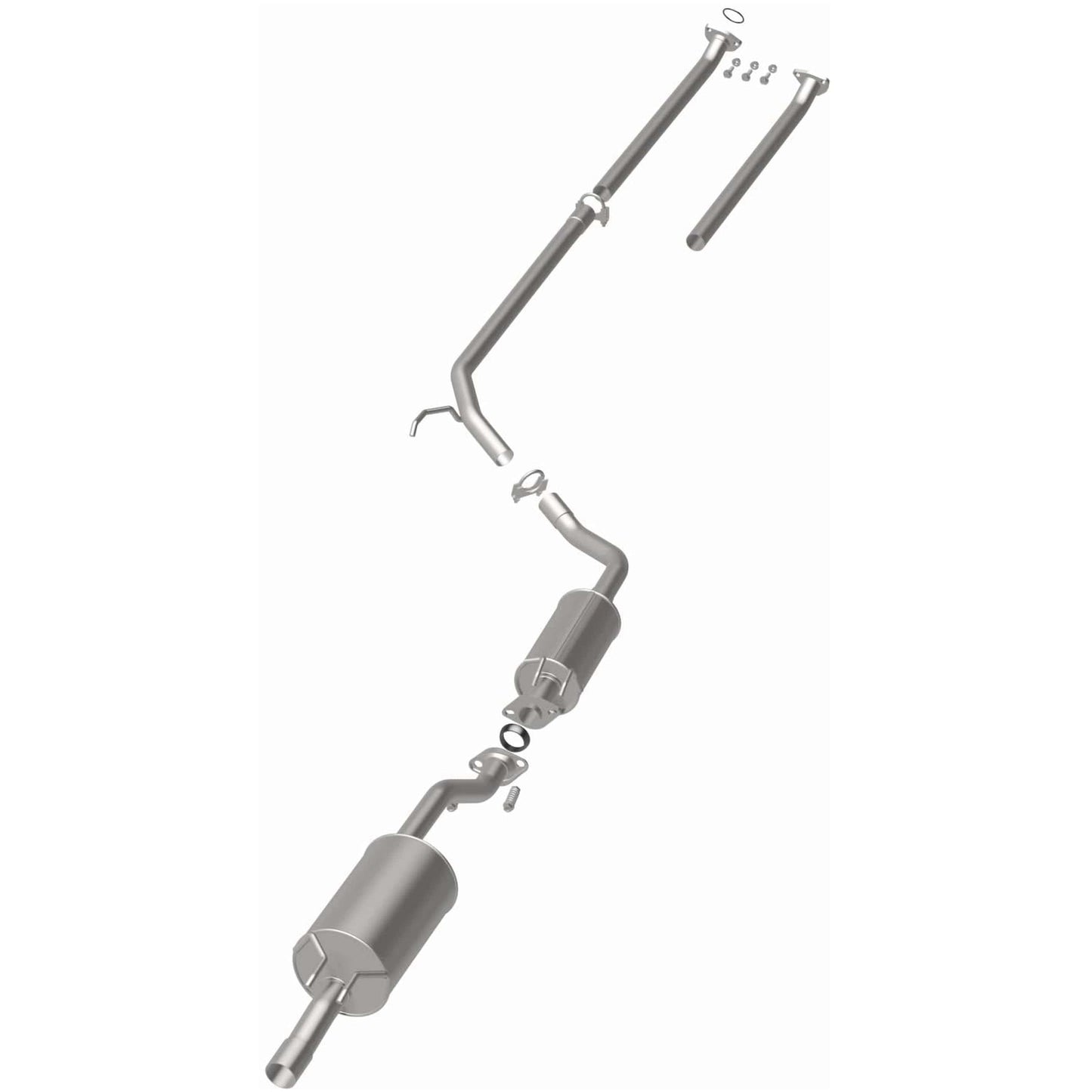 BRExhaust 2006-2011 Honda Civic 1.8L Direct-Fit Replacement Exhaust System