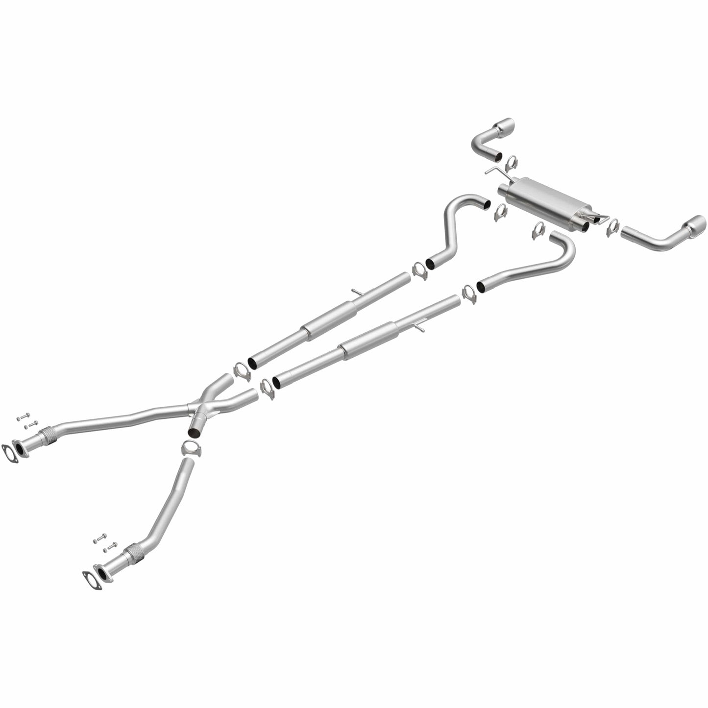 BRExhaust 2014-2023 INFINITI Q50 Direct-Fit Replacement Exhaust System