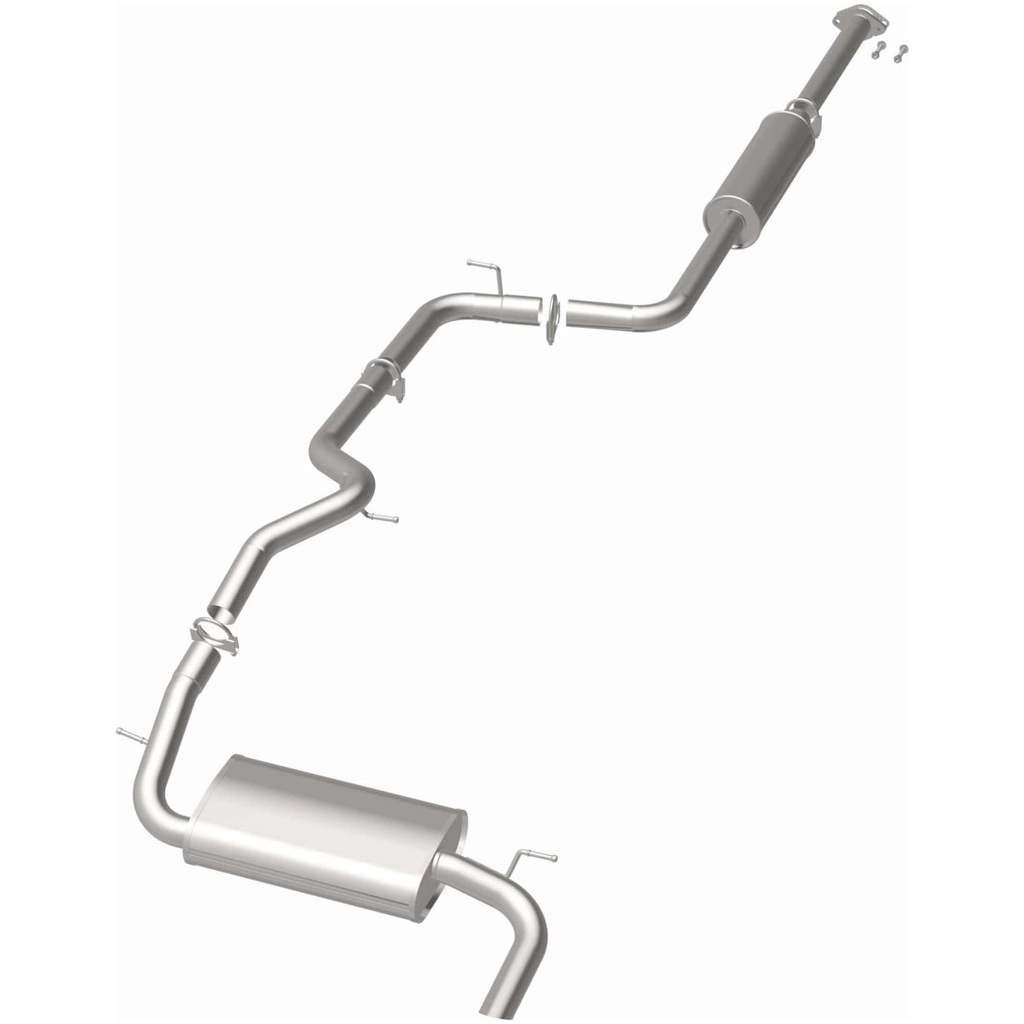 BRExhaust 2012-2018 Ford Focus 2.0L Direct-Fit Replacement Exhaust System