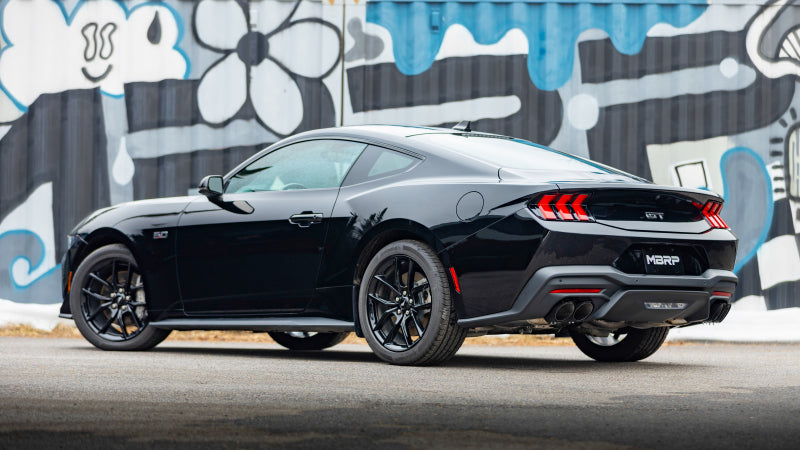 MBRP SS 4in OD/6.5in Length Quad Tip Cover Kit | Ford Mustang (15-24,20-26) (T5198BLK)