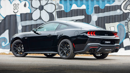 MBRP SS 4in OD/6.5in Length Quad Tip Cover Kit | Ford Mustang (15-24,20-26) (T5198BLK)