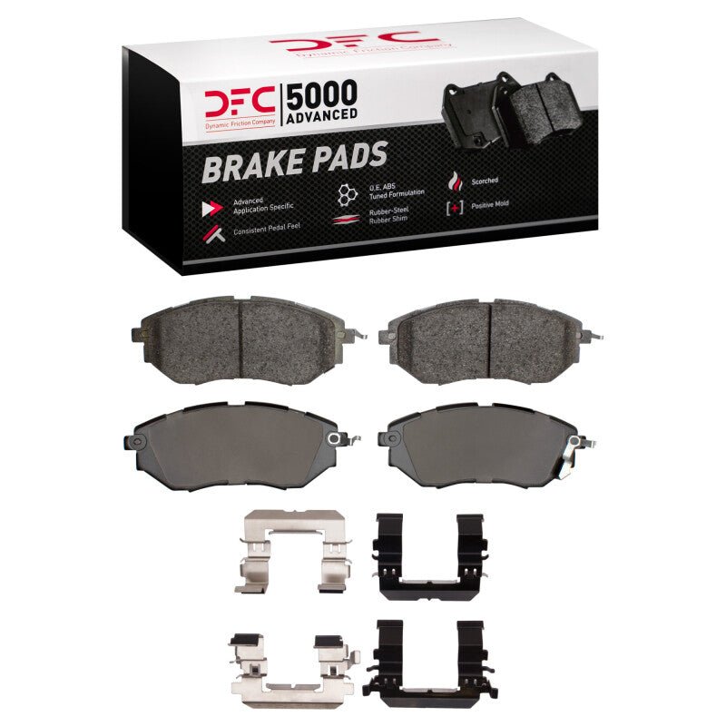 DFC 05 - 21 Subaru Outback Front 5000 Ceramic Brake Pads & Hardware | Legacy/Forester (1551 - 1078 - 01) - WheelFlip