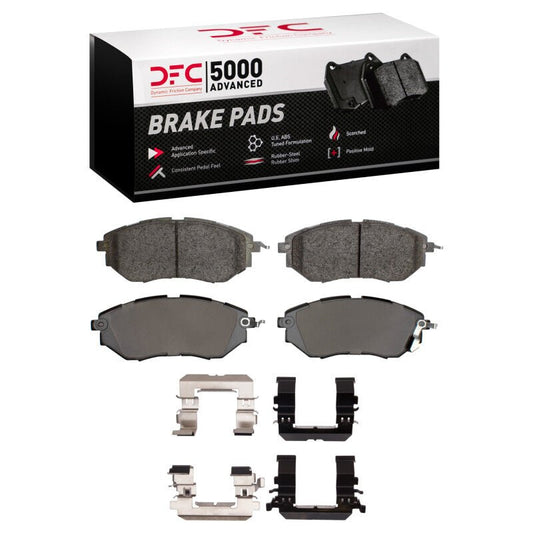 DFC 05 - 21 Subaru Outback Front 5000 Ceramic Brake Pads & Hardware | Legacy/Forester (1551 - 1078 - 01) - WheelFlip