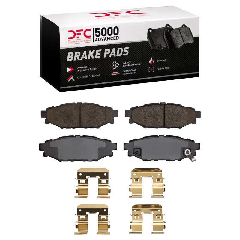 DFC 05 - 23 Subaru Crosstrek R&F Ceramic Brake Pads & Hardware Kit (1551 - 1114 - 01) - WheelFlip
