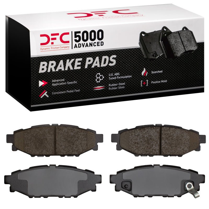 DFC 05 - 23 Subaru Impreza Rear 5000 Ceramic Pads | 92 - 23 Impreza / Forester / Legacy (1551 - 1114 - 00) - WheelFlip