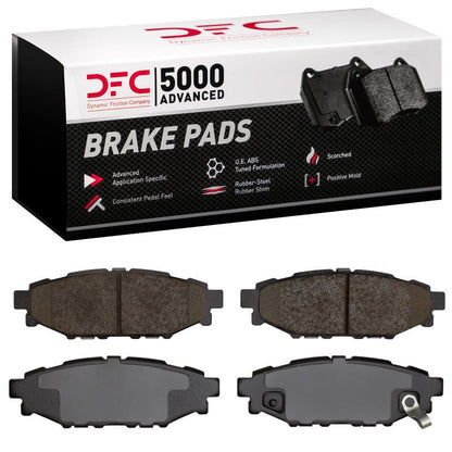 DFC 05 - 23 Subaru Impreza Rear 5000 Ceramic Pads | 92 - 23 Impreza / Forester / Legacy (1551 - 1114 - 00) - WheelFlip