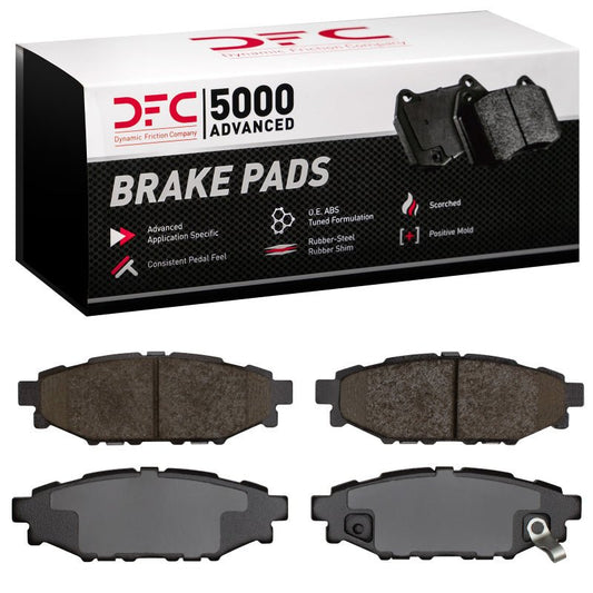 DFC 05 - 23 Subaru Impreza Rear 5000 Ceramic Pads | 92 - 23 Impreza / Forester / Legacy (1551 - 1114 - 00) - WheelFlip
