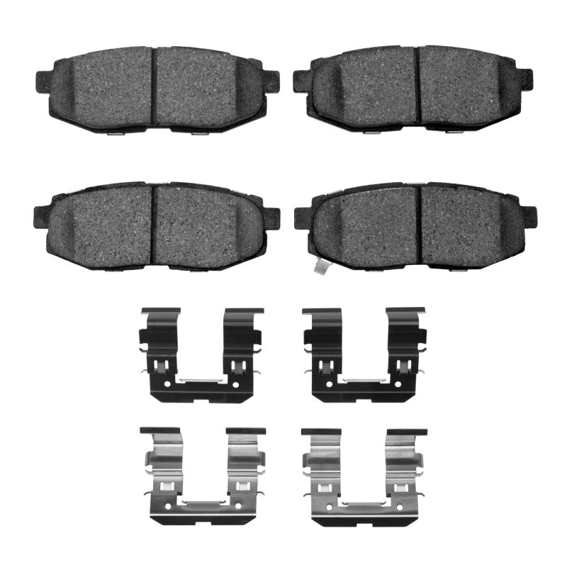 DFC 06 - 25 Scion FR - S Rear Perf Pads & Hardware | Scion FR - S (12 - 16) (1115 - 1124 - 01) - WheelFlip