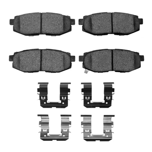 DFC 06 - 25 Scion FR - S Rear Perf Pads & Hardware | Scion FR - S (12 - 16) (1115 - 1124 - 01) - WheelFlip