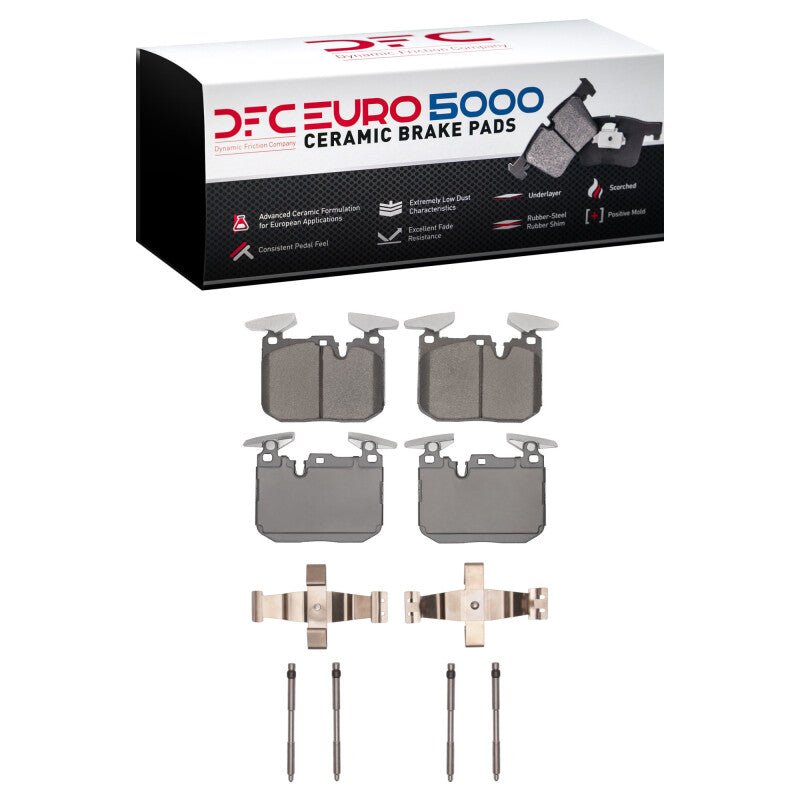 DFC 12 - 21 BMW 1/3/5/Z4/X3 M3/M4/2 Series Front Euro Ceramic Pads & Hardware (1600 - 1609 - 01) - WheelFlip