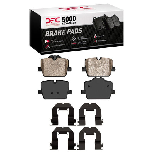 DFC 19 - 24 BMW Z4 Rear 5000 Advanced Ceramic Brake Pads & Hardware Kit (1551 - 2221 - 01) - WheelFlip