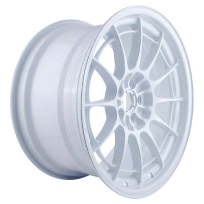 Enkei NT03+M 18x9.5 +40 5x114.3 Vanquish White-WheelFlip
