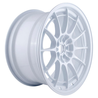 Enkei NT03+M 18x9.5 +40 5x114.3 Vanquish White-WheelFlip