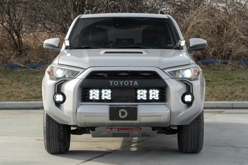 Diode Dynamics 14 - 23 Toyota 4Runner SS5 Stealth Grille LED 2 - 4 Pod Kit - White Combo | Toyota 4Runner (14 - 23) (DD7542) - WheelFlip