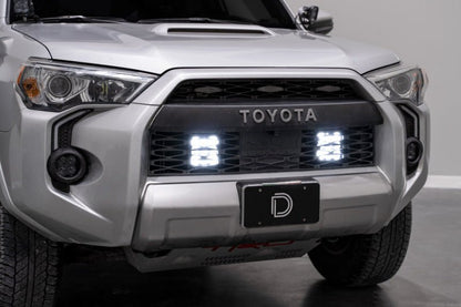 Diode Dynamics 14 - 23 Toyota 4Runner SS5 Stealth Grille LED 2 - 4 Pod Kit - White Combo | Toyota 4Runner (14 - 23) (DD7542) - WheelFlip