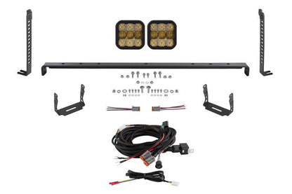 Diode Dynamics SS5 Stealth Grille LED 2 - Pod Kit | Toyota 4Runner (14 - 24) (DD7535) - WheelFlip