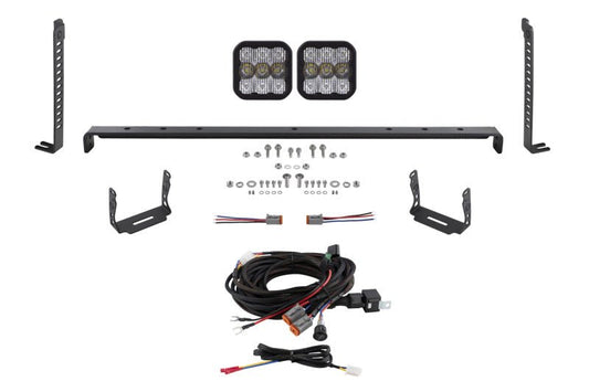 Diode Dynamics SS5 Stealth Grille LED 2 - Pod Kit White Combo | Toyota 4Runner (14 - 24) DD7534 - WheelFlip