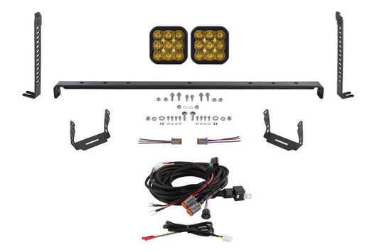 Diode Dynamics SS5 Stealth Grille LED 2 - Pod Kit Yellow Pro Driving | Toyota 4Runner (14 - 24) DD7541 - WheelFlip