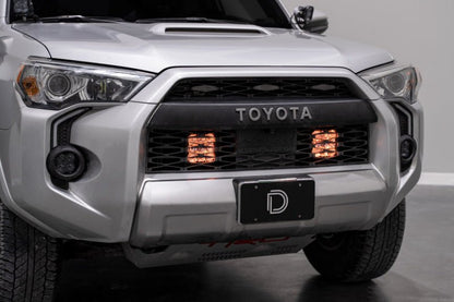 Diode Dynamics SS5 Stealth Grille LED 2 - Pod Kit Yellow Pro Driving | Toyota 4Runner (14 - 24) DD7541 - WheelFlip