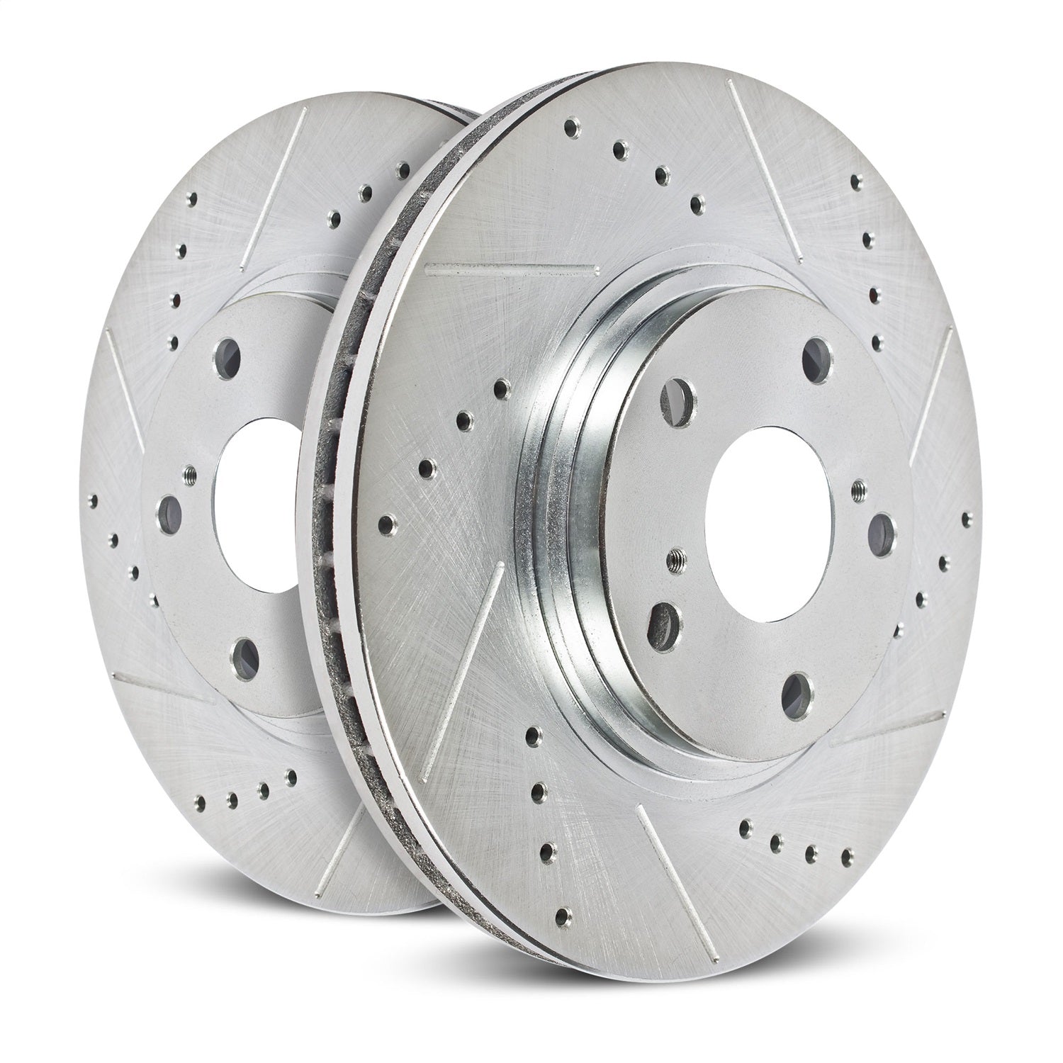 PowerStop Rear Evolution Drilled & Slotted Rotors - Pair | Toyota Avalon (00-04) (JBR934XPR)