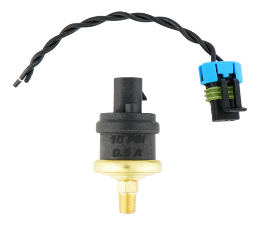 DeatschWerks 1/8th NPT 10 Psi Adjustable Hobbs Switch with Pigtail - 4-HOBBS-10