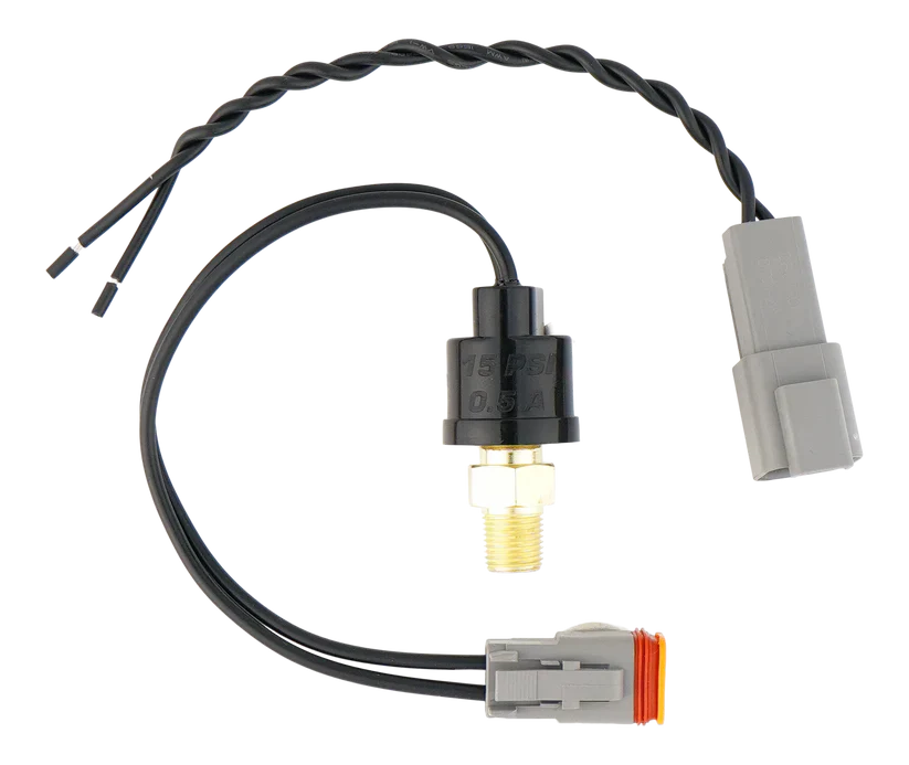 DeatschWerks 1/8th NPT 15 Psi Hobbs Switch with Pigtail - 4-HOBBS-15