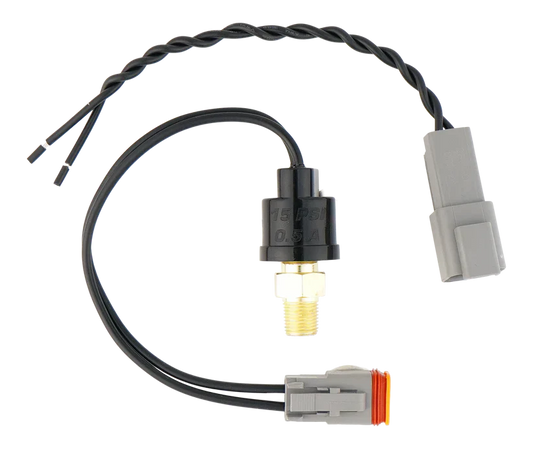 DeatschWerks 1/8th NPT 15 Psi Hobbs Switch with Pigtail - 4-HOBBS-15