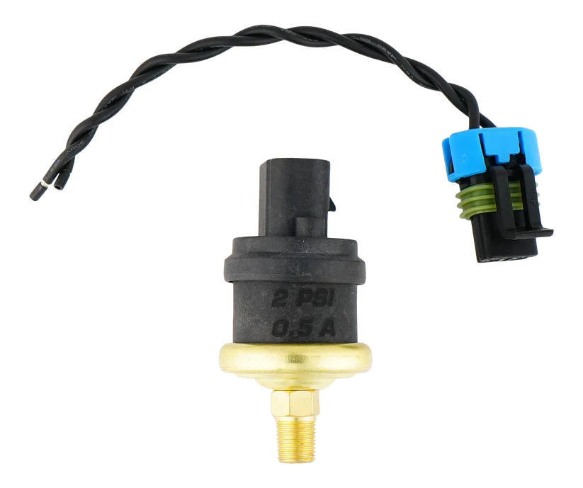 DeatschWerks 1/8th NPT 2 Psi Adjustable Hobbs Switch with Pigtail - 4-HOBBS-2