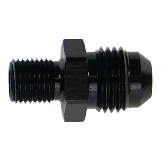 DeatschWerks 6AN Male Flare to M10 X 1.0 Male Metric - 6-02-0600-B