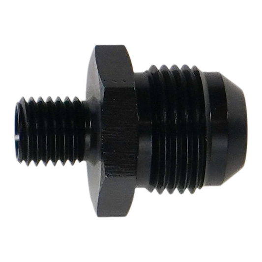 DeatschWerks 10AN Male Flare to M12x1.5 Metric Male Adapter - 6-02-0623-B