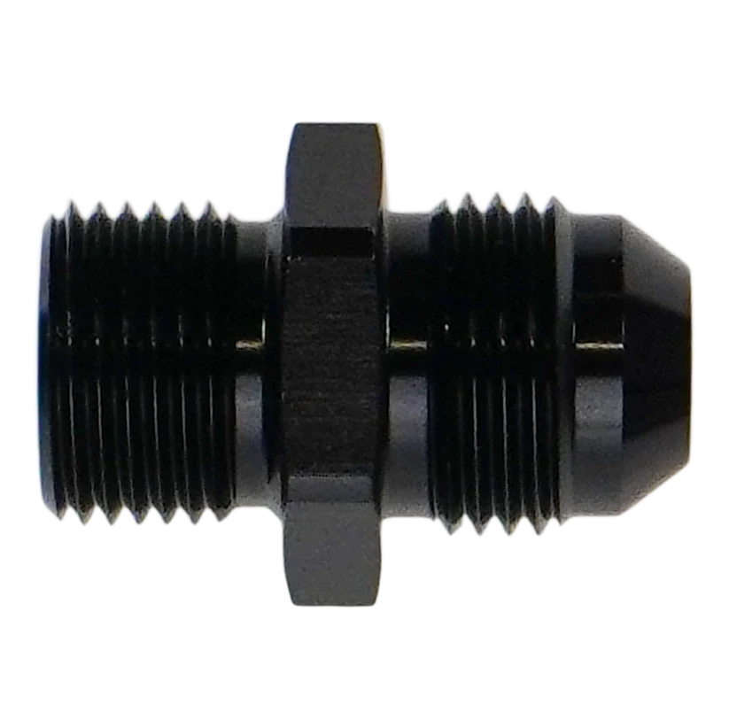 DeatschWerks 8AN Male Flare to M18x1.5 Male Inverted Flare Adapter - 6-02-0645-B