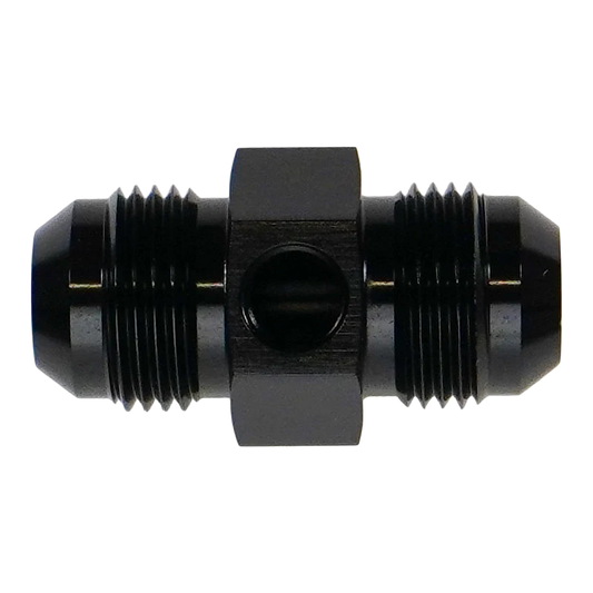 DeatschWerks 10AN Male Flare Gauge Adapter with 1/8" Gauge Port - 6-02-0772-B