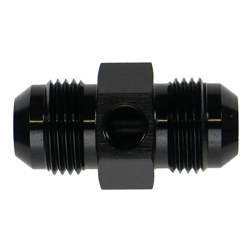 DeatschWerks 10AN Male Flare Gauge Adapter with 1/8" Gauge Port - 6-02-0772-B
