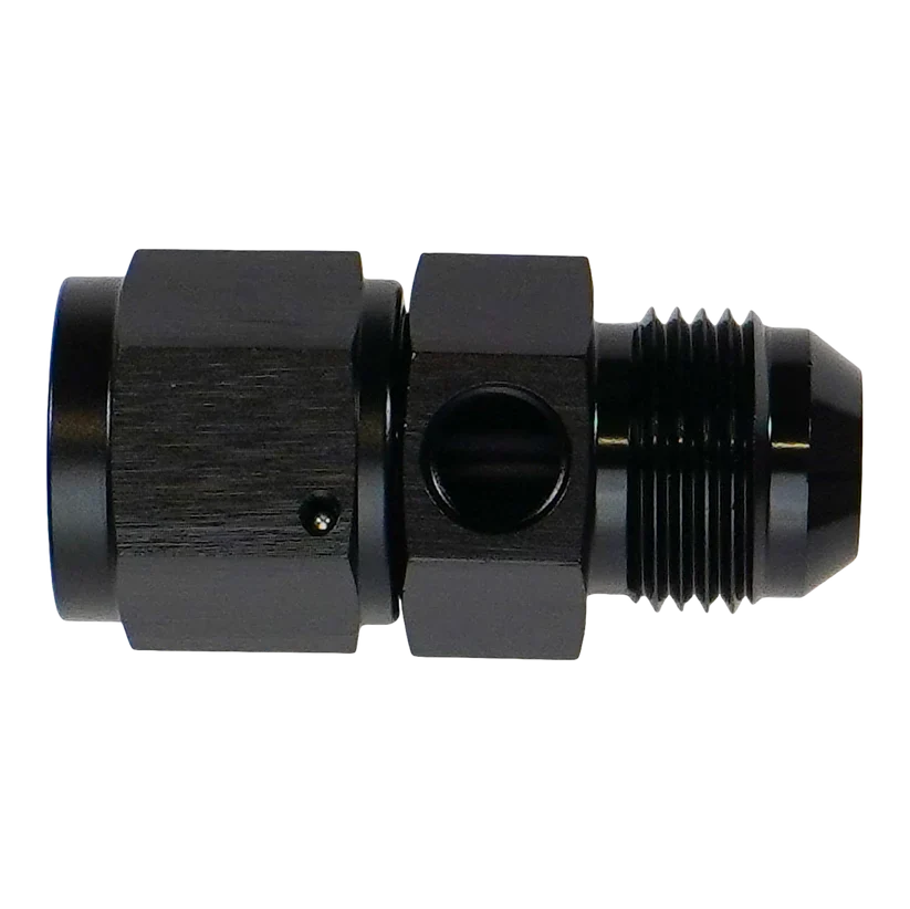 DeatschWerks 10AN Male Flare to Female Flare Swivel with 1/8th npt - 6-02-0775-B