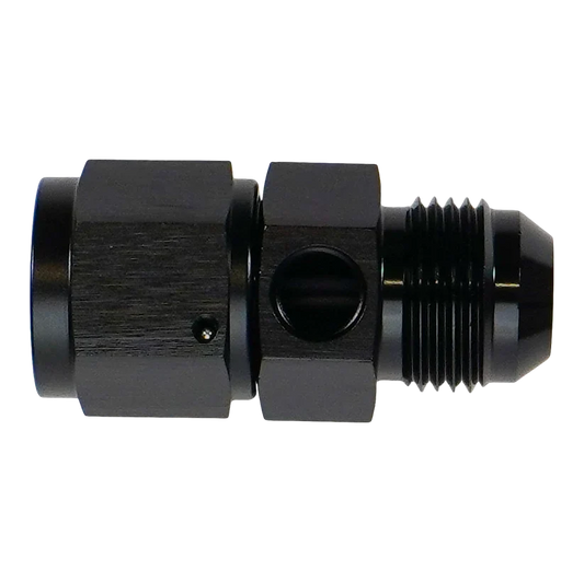 DeatschWerks 10AN Male Flare to Female Flare Swivel with 1/8th npt - 6-02-0775-B