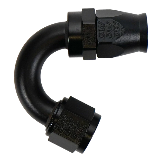 DeatschWerks 10 AN Female Flare Swivel (Incl Ferule/Olive) 150-degree Hose End PTFE - 6-02-0881-B