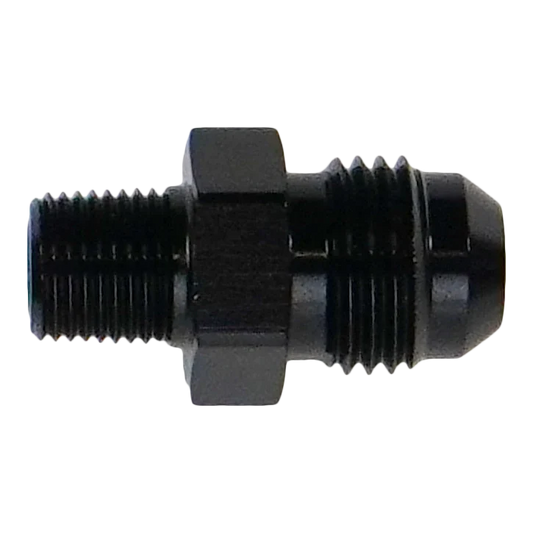 DeatschWerks 6AN Male Flare to 1/8" NPT Male Adapter - 6-02-0900-B