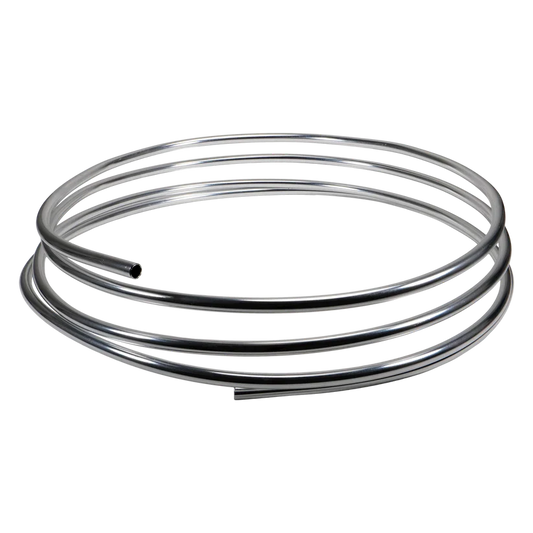 DeatschWerks 10AN Aluminum Hard Tubing 20ft Anodized Clear - 6-02-1107-20